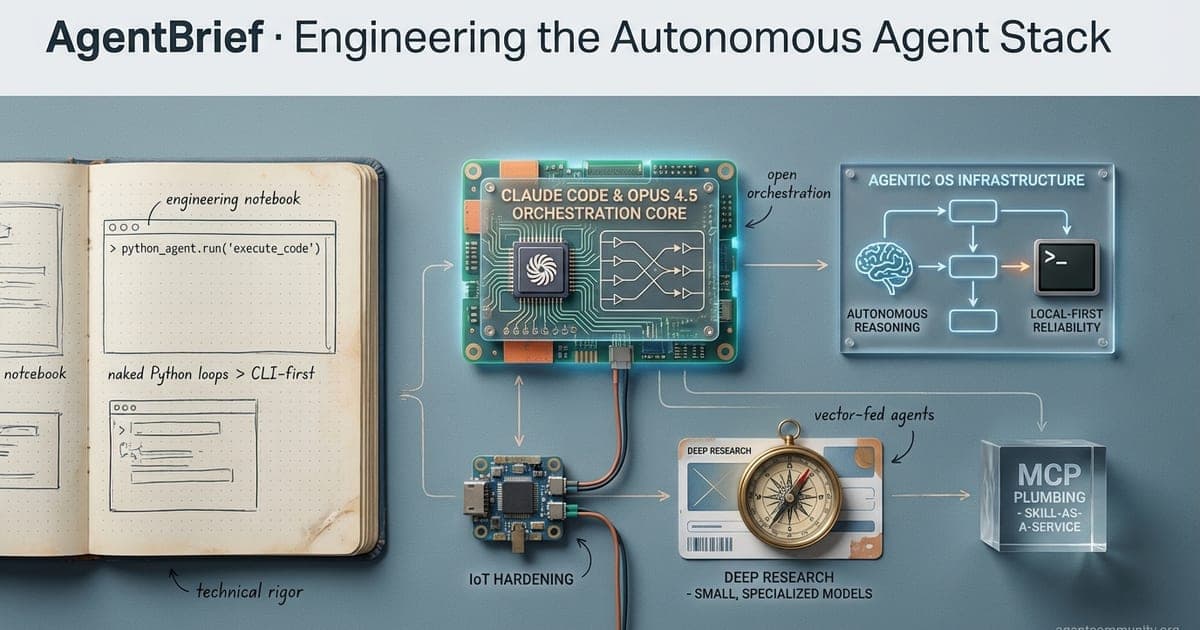 Cover for Engineering the Autonomous Agent Stack