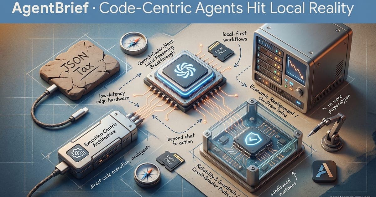Cover for Code-Centric Agents Hit Local Reality