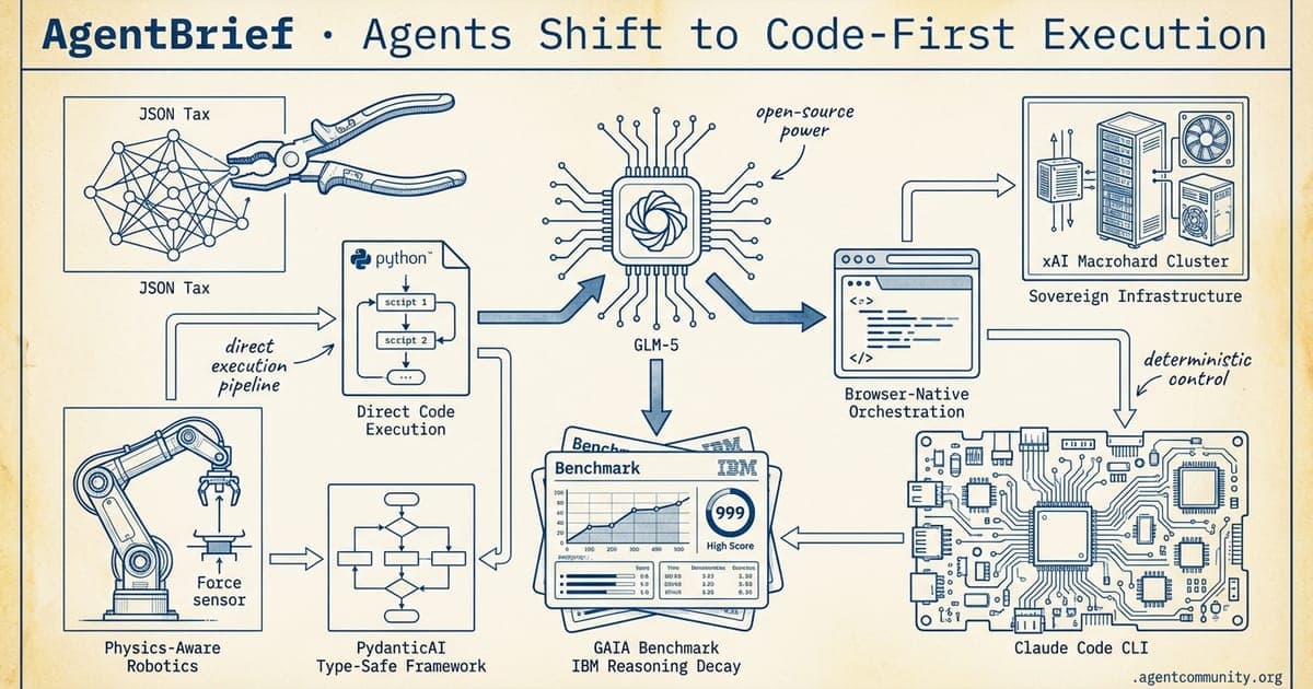 Cover for Agents Shift to Code-First Execution