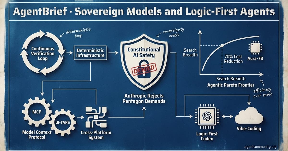 Cover for Sovereign Models and Logic-First Agents