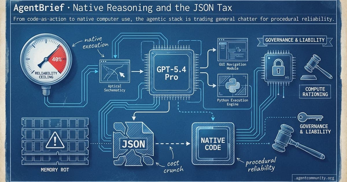 Cover for Native Reasoning and the JSON Tax