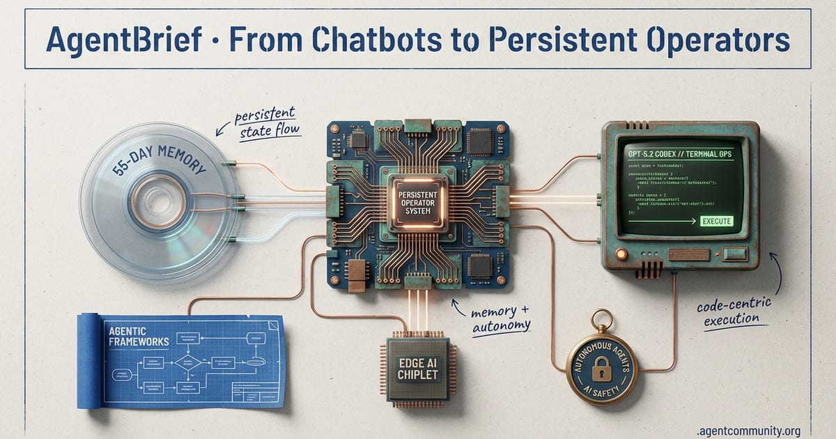 Cover for From Chatbots to Persistent Operators