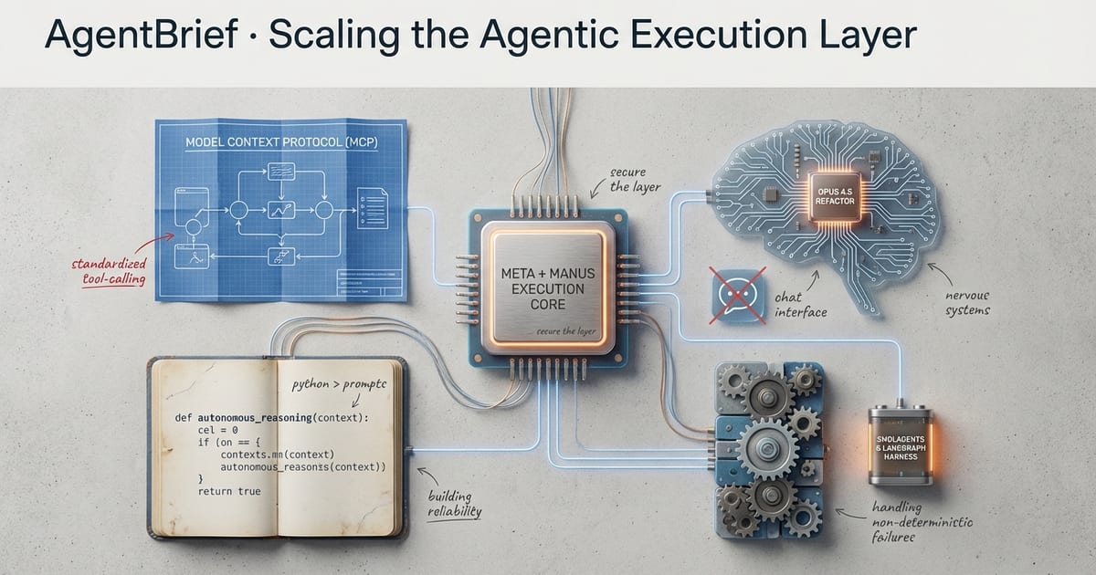 Cover for Scaling the Agentic Execution Layer