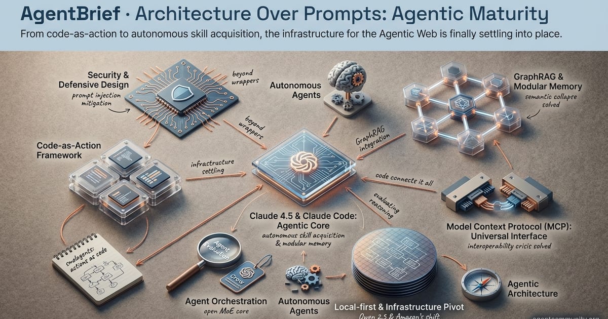 Cover for Architecture Over Prompts: Agentic Maturity