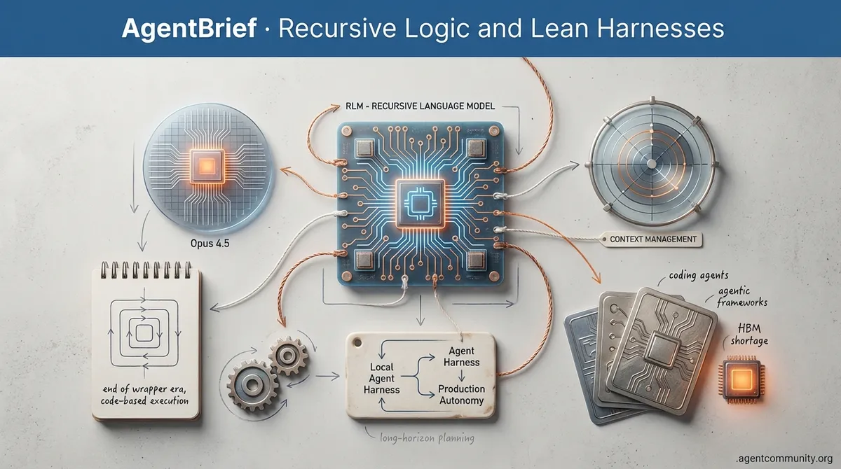 Recursive Logic and Lean Harnesses