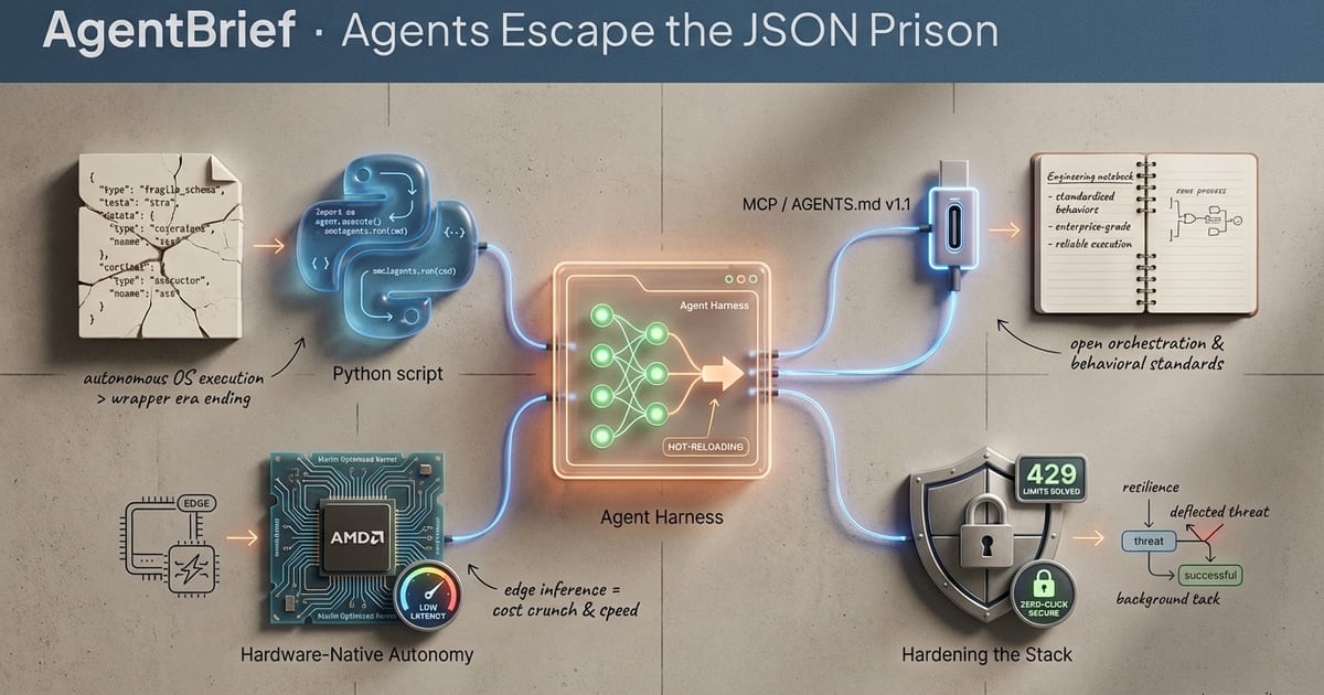 Cover for Agents Escape the JSON Prison