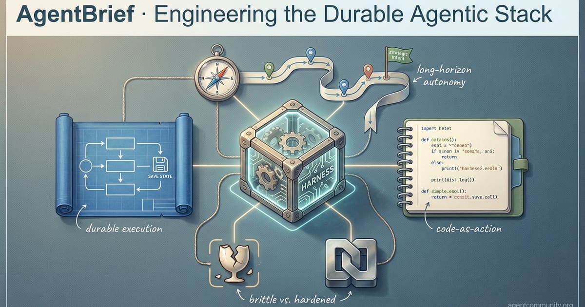 Cover for Engineering the Durable Agentic Stack