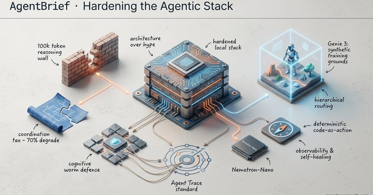 Cover for Hardening the Agentic Stack