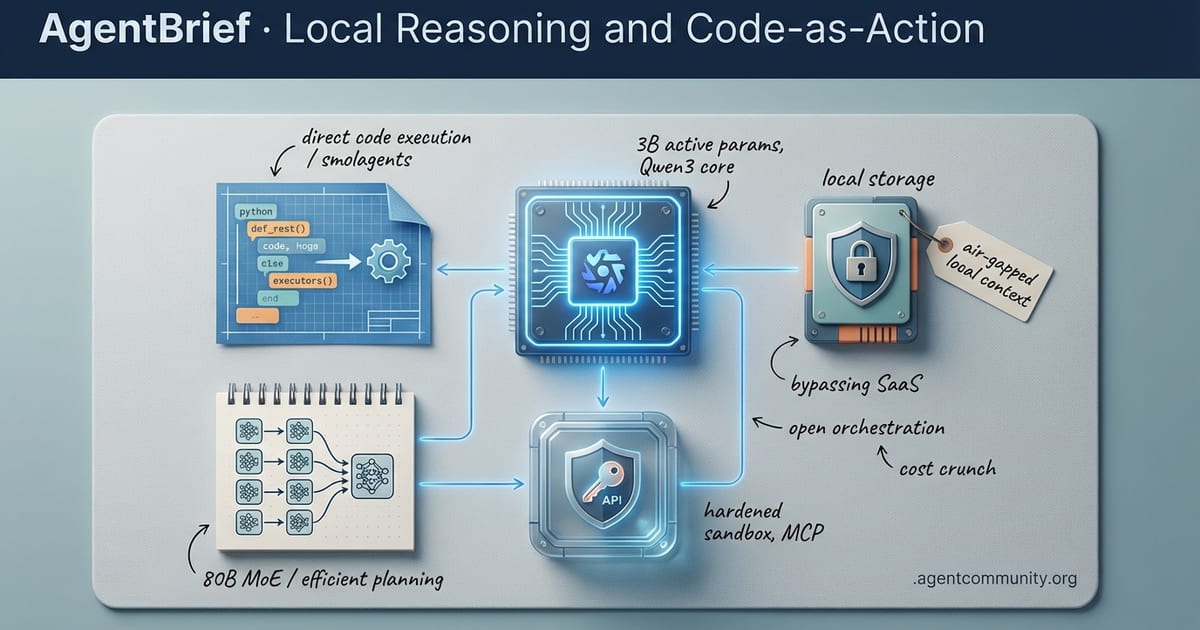 Cover for Local Reasoning and Code-as-Action