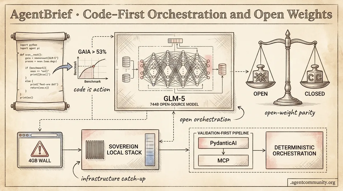 Code-First Orchestration and Open Weights