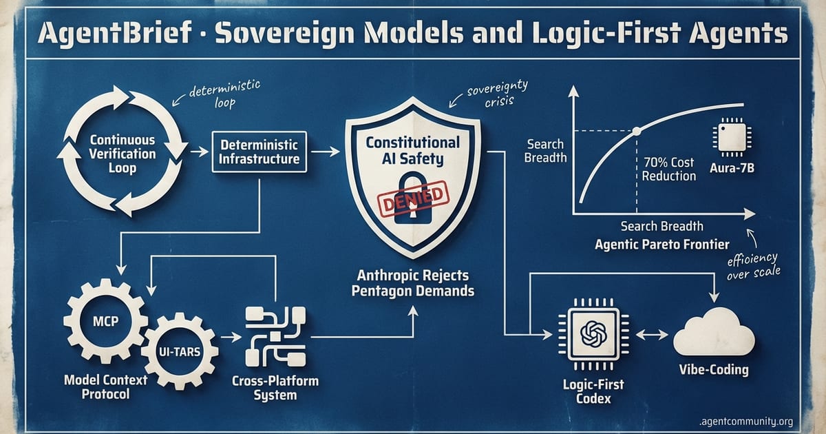 Cover for Sovereign Models and Logic-First Agents