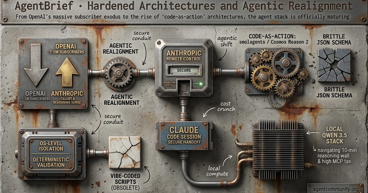 Cover for Hardened Architectures and Agentic Realignment