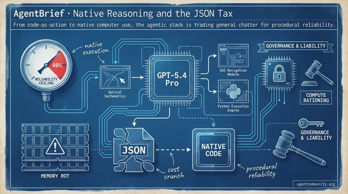 Native Reasoning and the JSON Tax