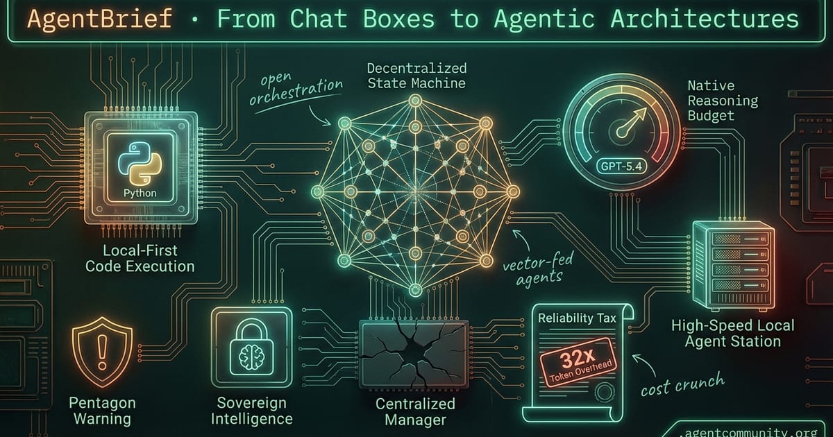 Cover for From Chat Boxes to Agentic Architectures