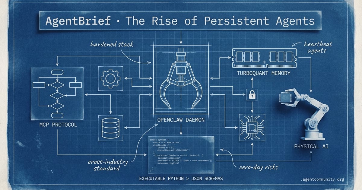 Cover for The Rise of Persistent Agents