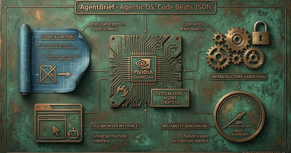 Cover for Agentic OS: Code Beats JSON