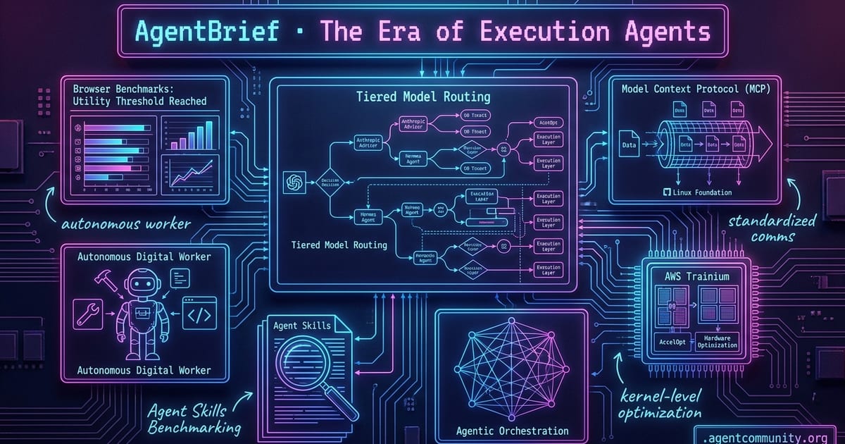 Cover for The Era of Execution Agents