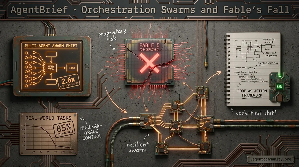 Orchestration Swarms and Fable's Fall