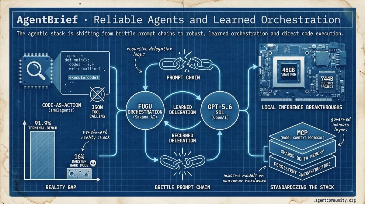 Reliable Agents and Learned Orchestration