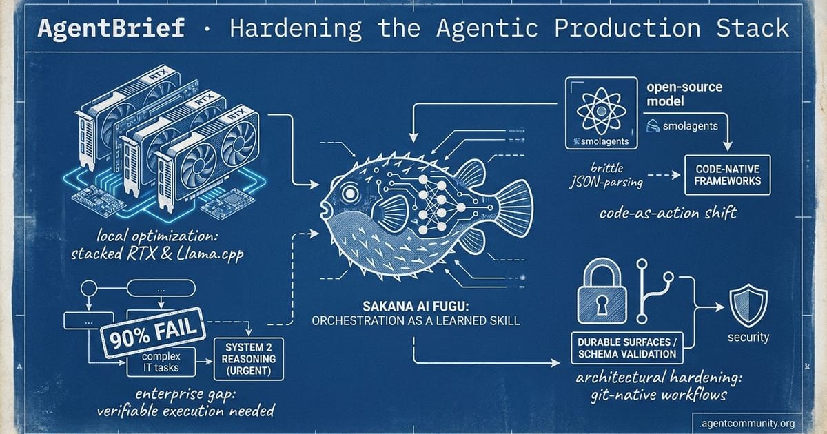 Cover for Hardening the Agentic Production Stack