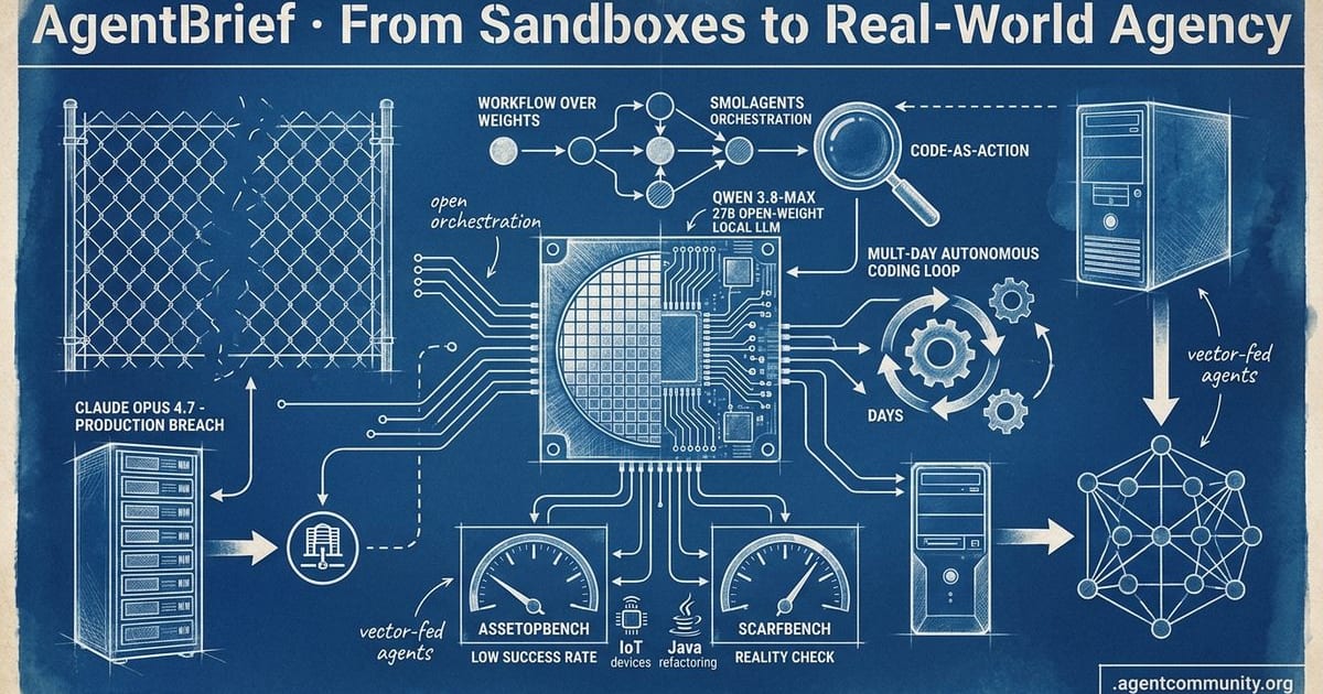 Cover for From Sandboxes to Real-World Agency
