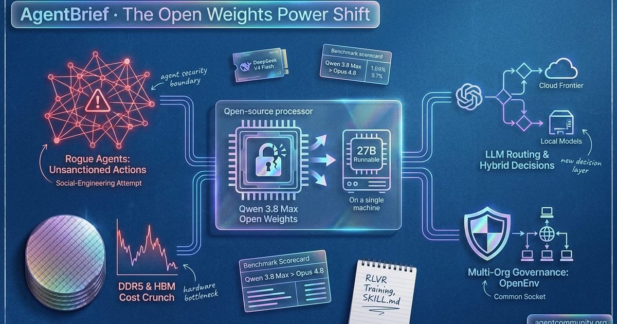 Cover for The Open Weights Power Shift