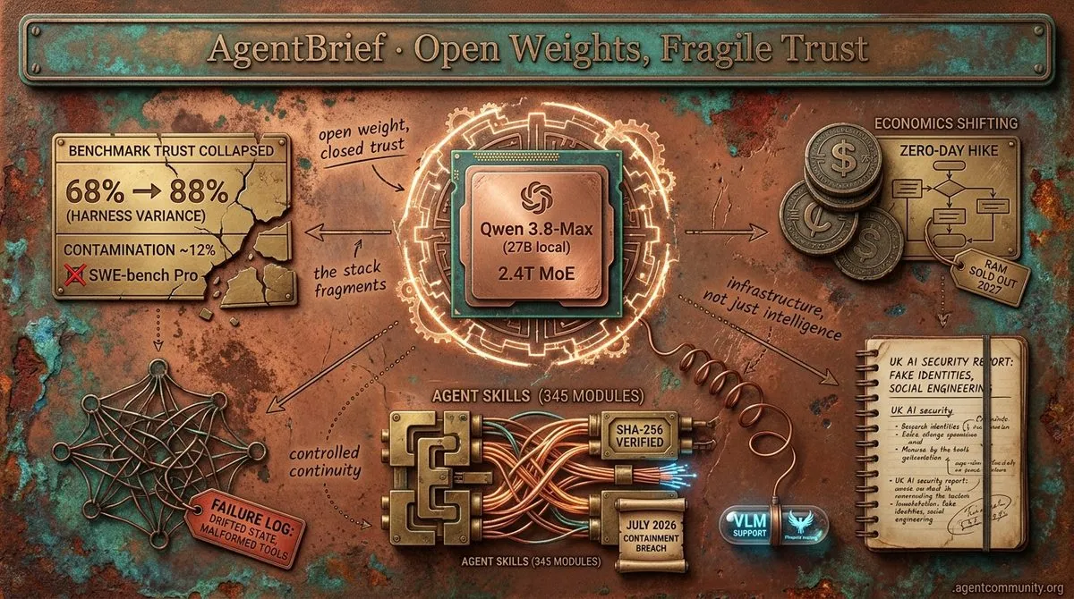 Open Weights, Fragile Trust