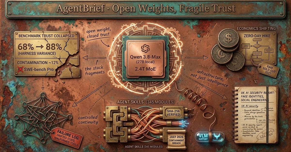 Open Weights, Fragile Trust · Agent Brief
