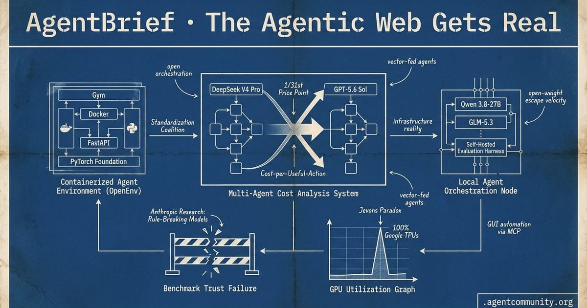 Cover for The Agentic Web Gets Real