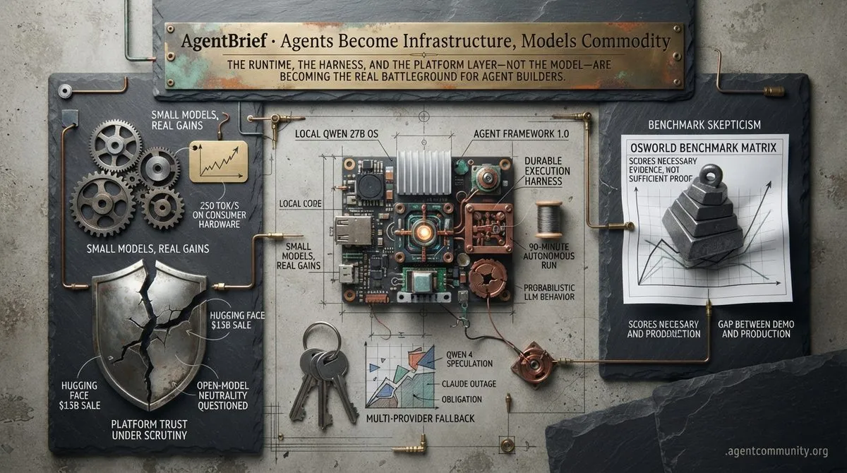 Agents Become Infrastructure, Models Commodity