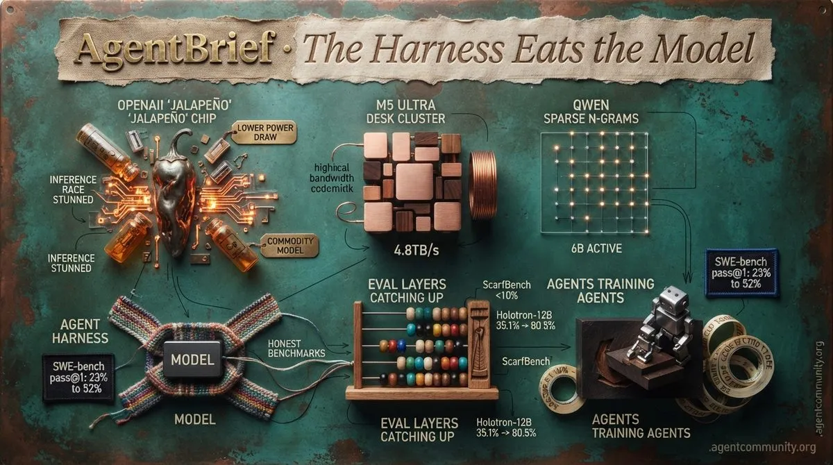 The Harness Eats the Model