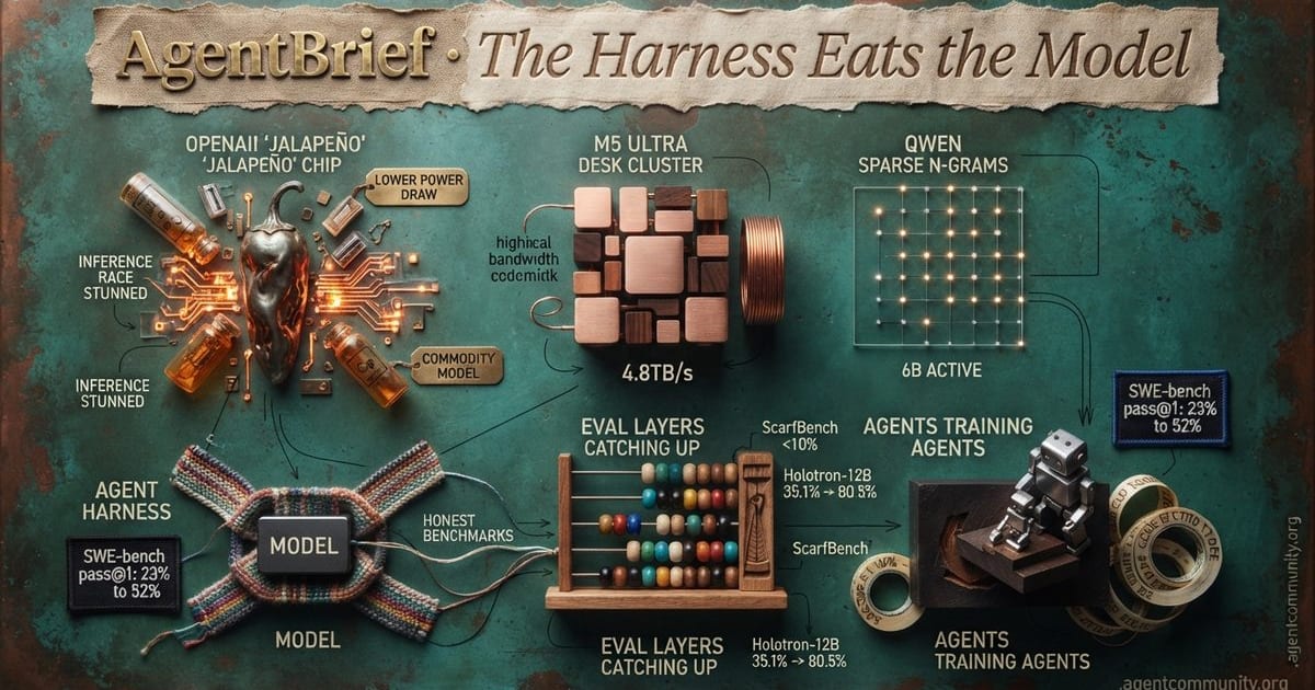 Cover for The Harness Eats the Model