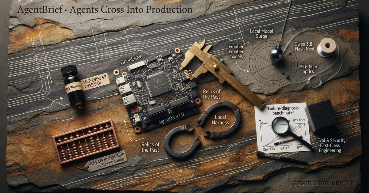 Cover for Agents Cross Into Production