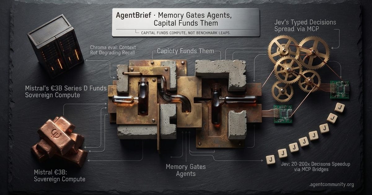 Cover for Memory Gates Agents, Capital Funds Them