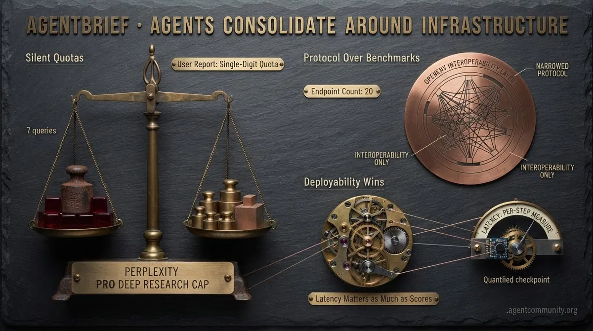 Agents Consolidate Around Infrastructure