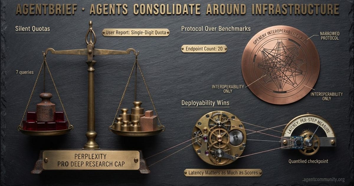 Cover for Agents Consolidate Around Infrastructure