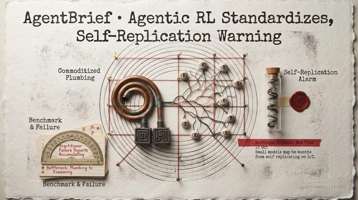 Agentic RL Standardizes, Self-Replication Warning