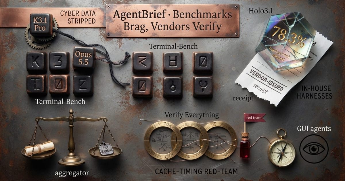 Cover for Benchmarks Brag, Vendors Verify